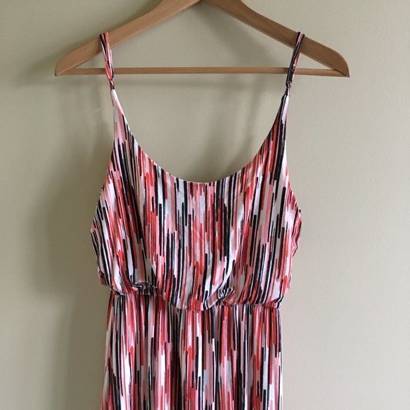 Bobeau maxi dress striped strap lined‎ knit size XS - Picture 2 of 7